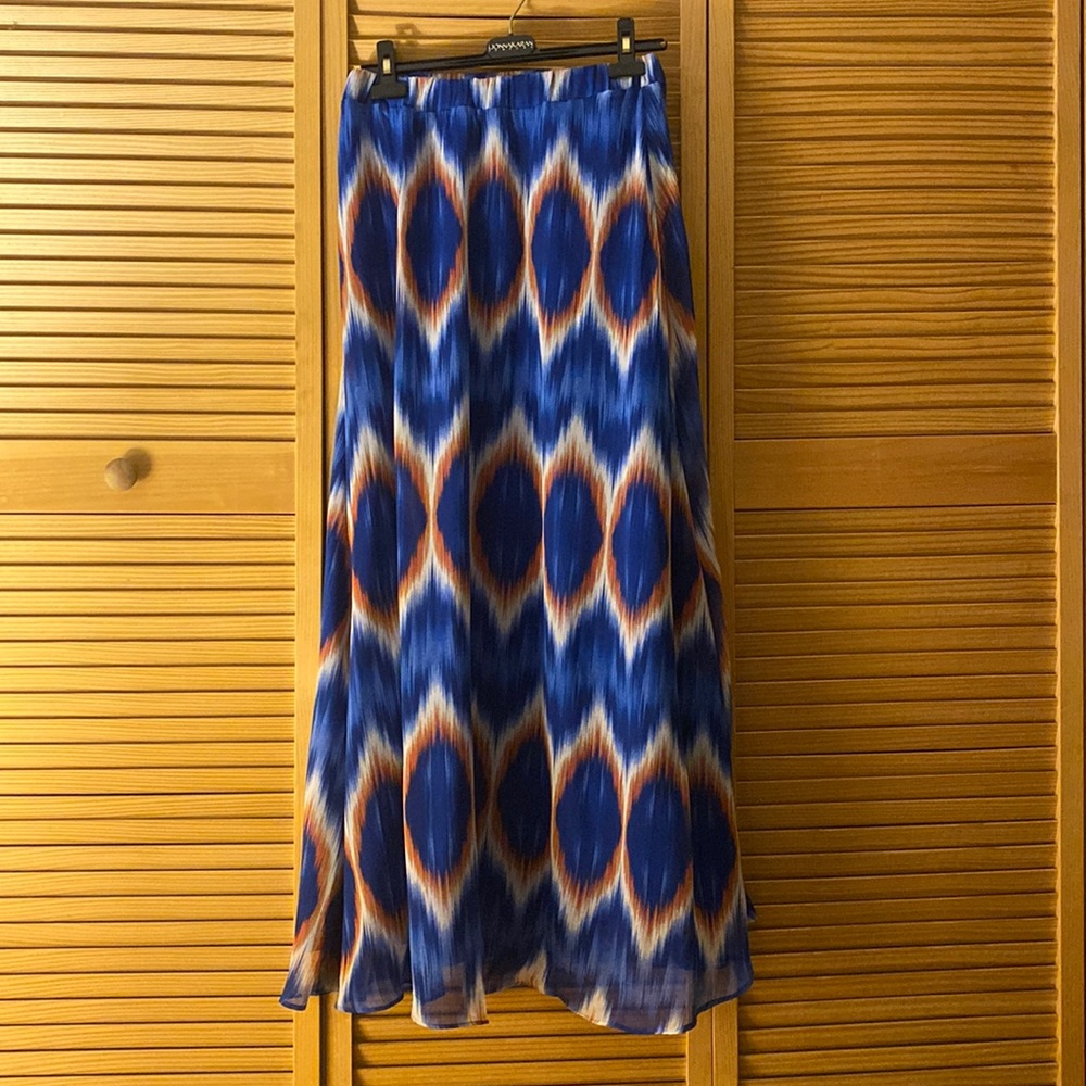 Multi colored maxi skirt